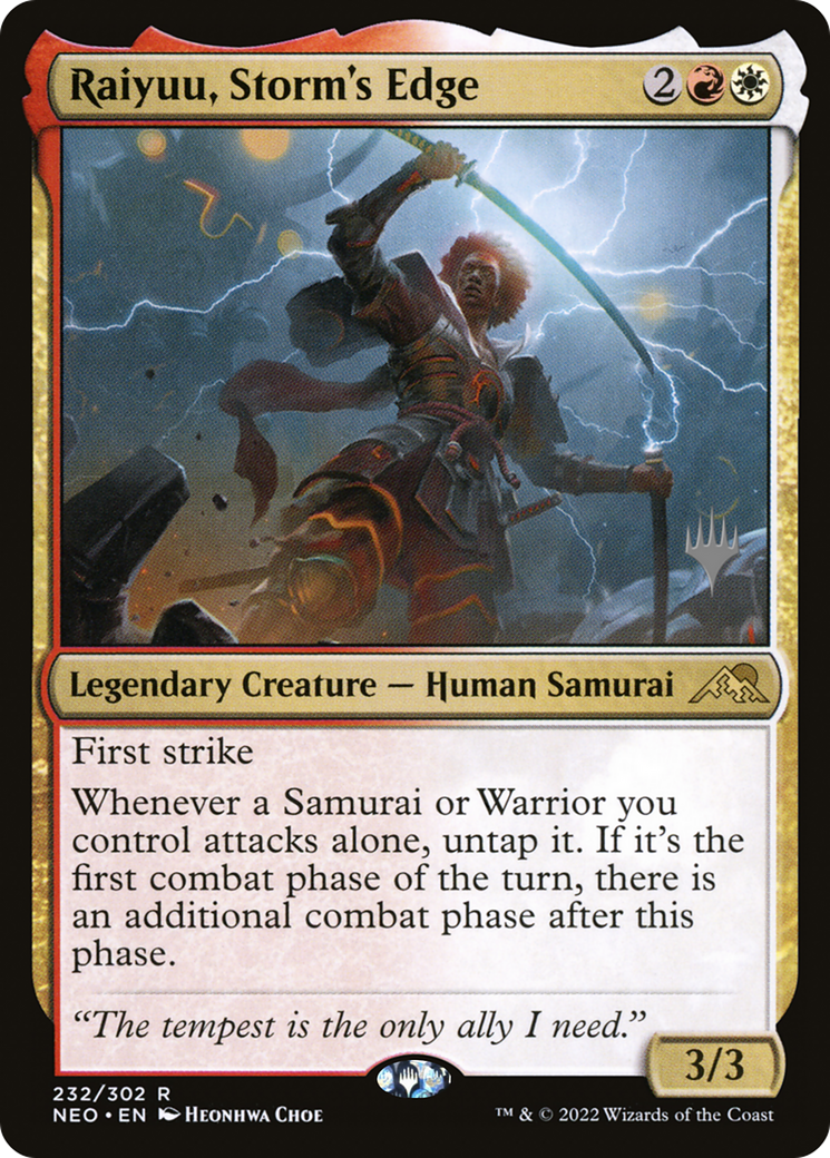 Raiyuu, Storm's Edge (PPNEO-232P) [Kamigawa: Neon Dynasty Promos] Foil MTG Single Wizards of the Coast