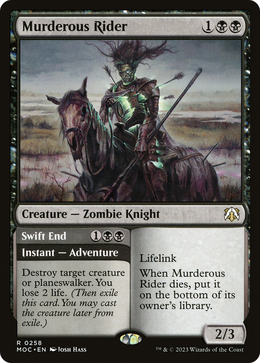 Murderous Rider (MOC-258) [March of the Machine Commander] MTG Single Wizards of the Coast