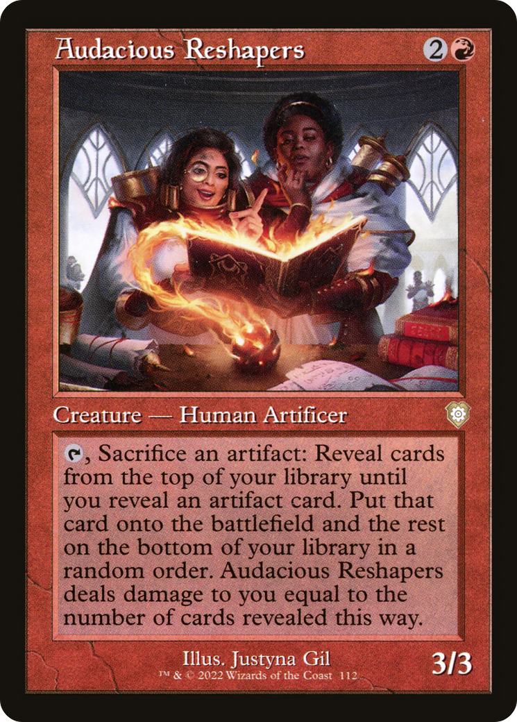 Audacious Reshapers (BRC-112) [The Brothers' War Commander] MTG Single Wizards of the Coast