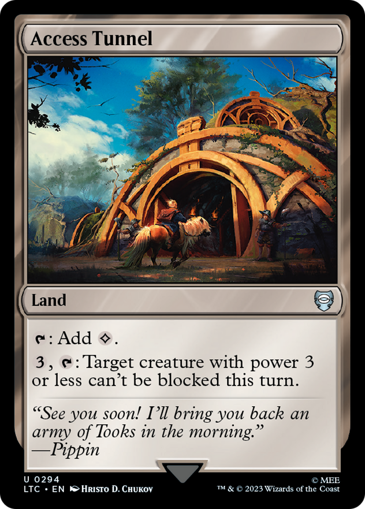 Access Tunnel (LTC-294) [Tales of Middle-earth Commander] MTG Single Wizards of the Coast