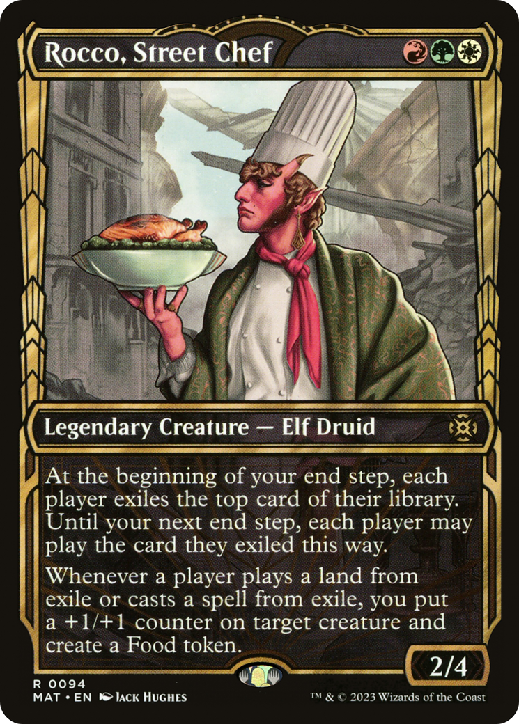 Rocco, Street Chef (MAT-094) [March of the Machine: The Aftermath] (Showcase) Foil MTG Single Wizards of the Coast