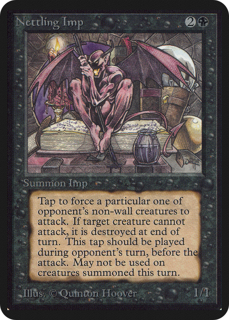 Nettling Imp (LEA-117) [Oldschool] Limited Edition Alpha MTG Single Wizards of the Coast