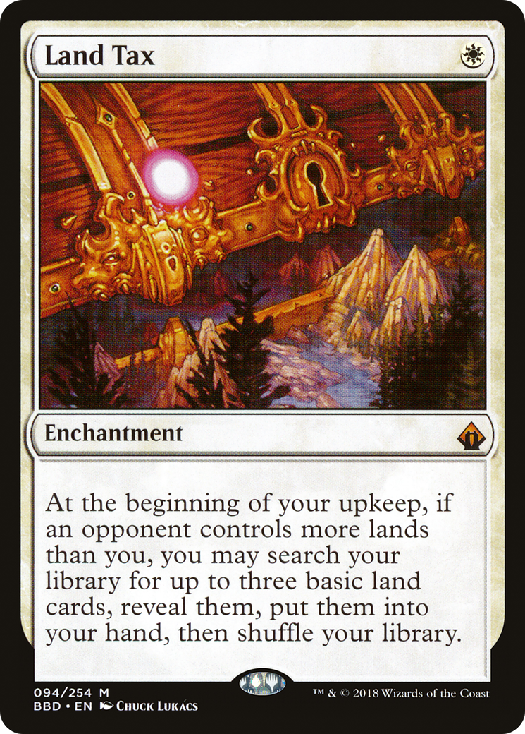 Land Tax (BBD-094) [Battlebond] MTG Single Wizards of the Coast