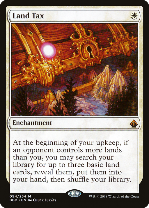 Land Tax (BBD-094) [Battlebond] MTG Single Wizards of the Coast