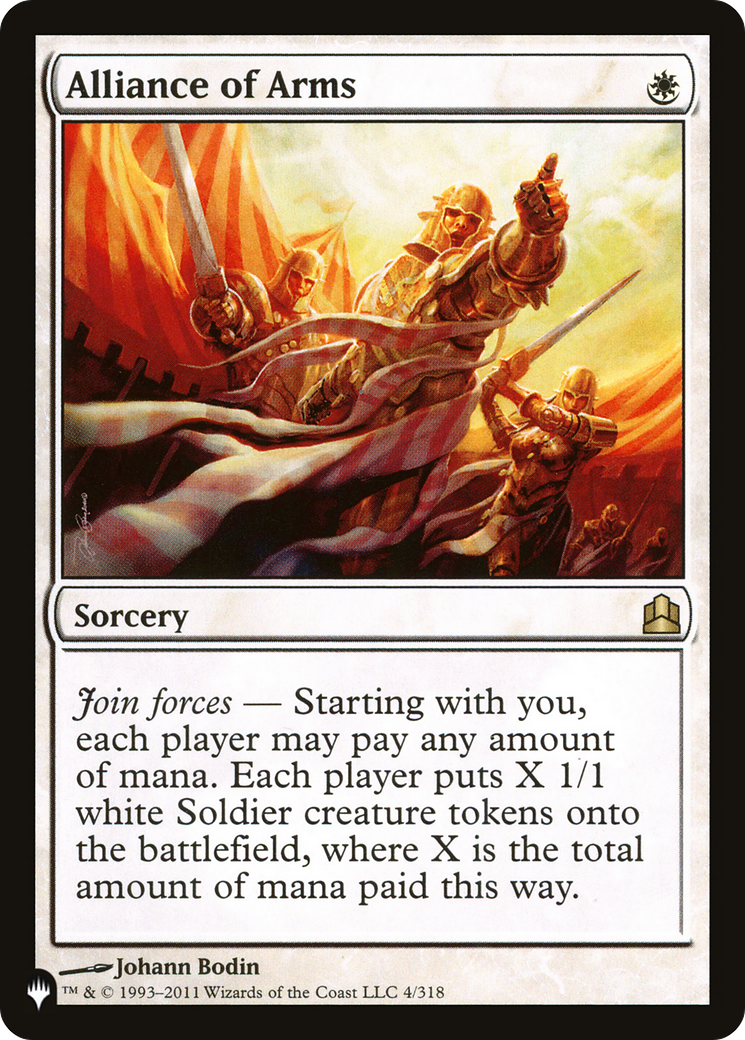 Alliance of Arms (LIST-4/318) [Mystery Booster] The List MTG Single Wizards of the Coast