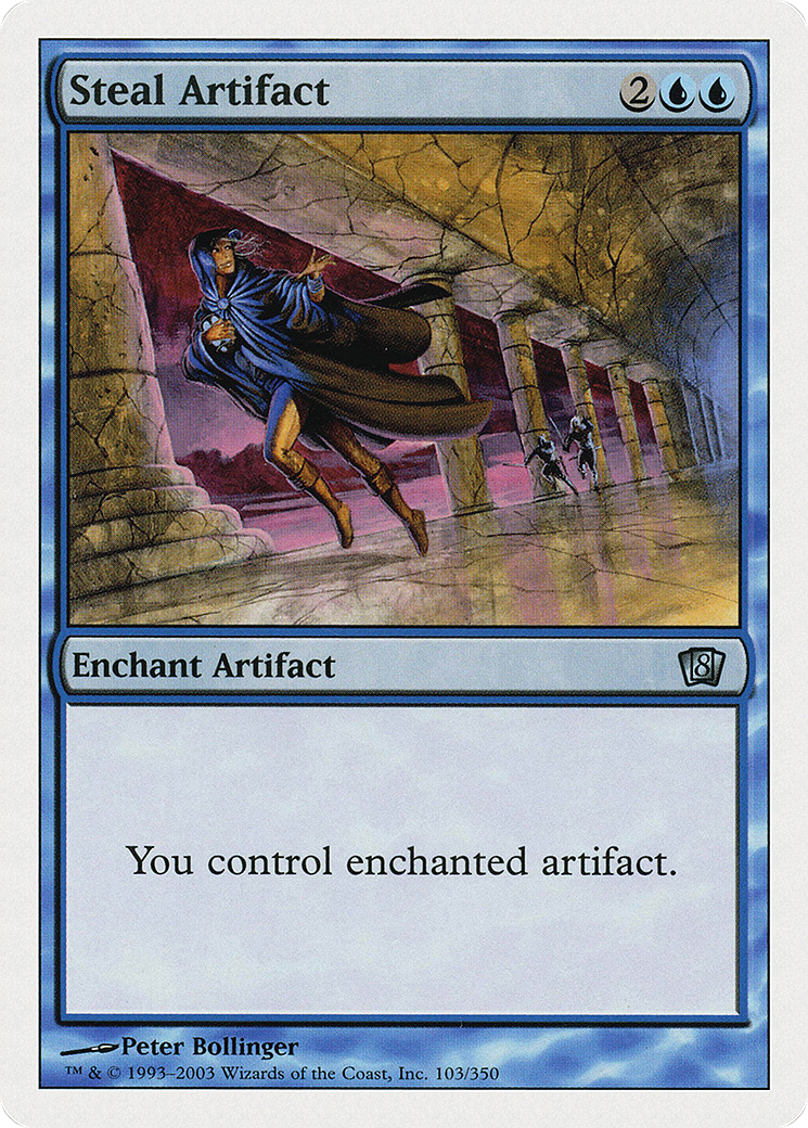 Steal Artifact (8ED-103) [Eighth Edition] MTG Single Wizards of the Coast