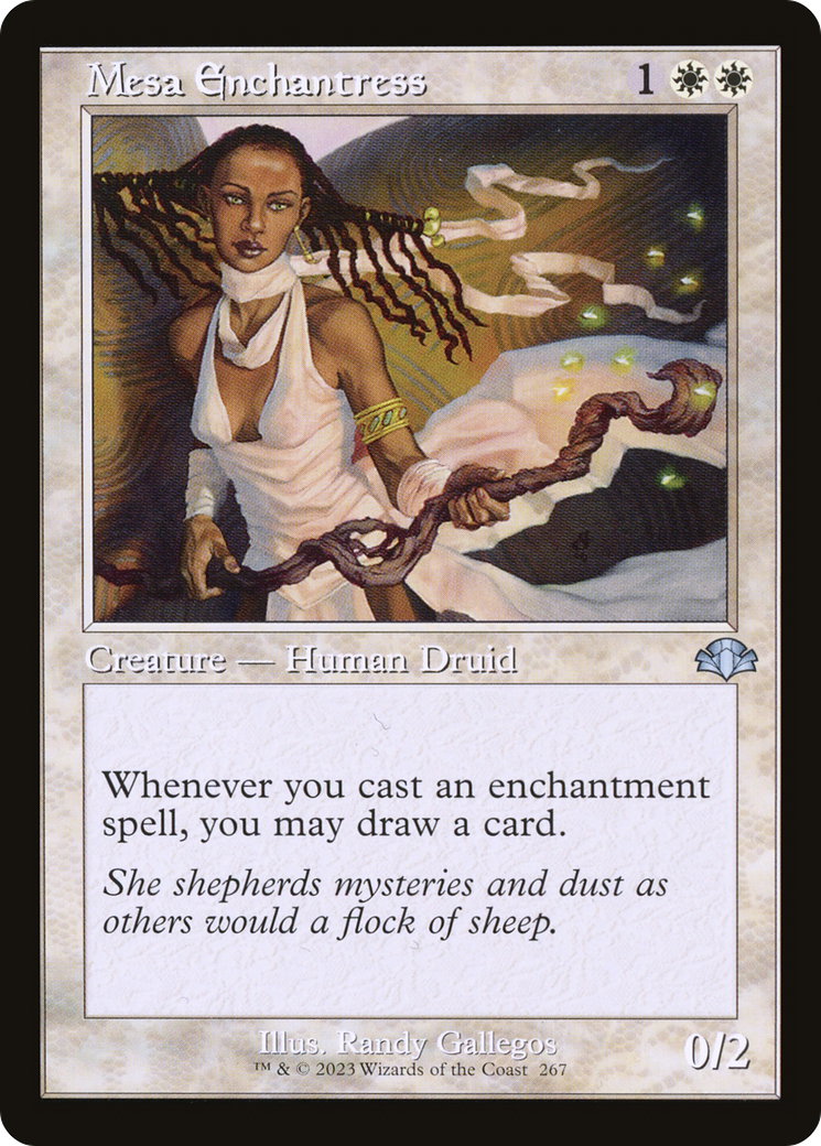Mesa Enchantress (DMR-267) [Dominaria Remastered] Foil MTG Single Wizards of the Coast