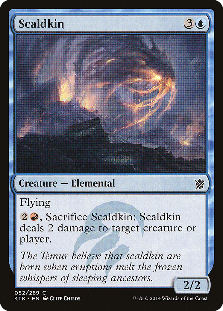 Scaldkin (KTK-052) [Khans of Tarkir] Foil MTG Single Wizards of the Coast