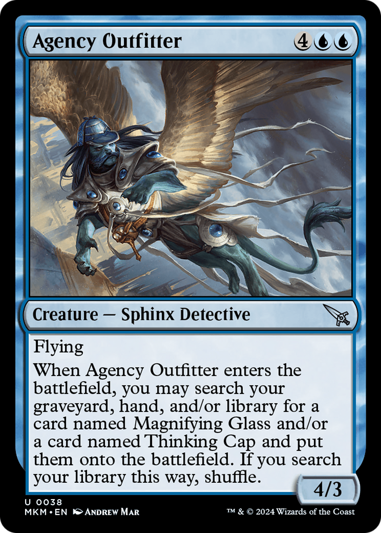 Agency Outfitter (MKM-038) [Murders at Karlov Manor] Foil MTG Single Wizards of the Coast