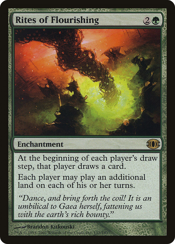 Rites of Flourishing (FUT-137) [Future Sight] MTG Single Wizards of the Coast