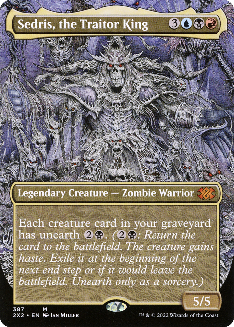 Sedris, the Traitor King (2X2-387) [Double Masters 2022] (Borderless) MTG Single Wizards of the Coast