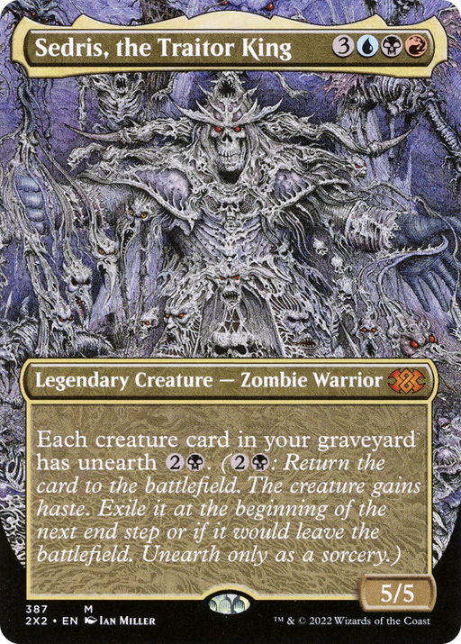 Sedris, the Traitor King (2X2-387) [Double Masters 2022] (Borderless) MTG Single Wizards of the Coast
