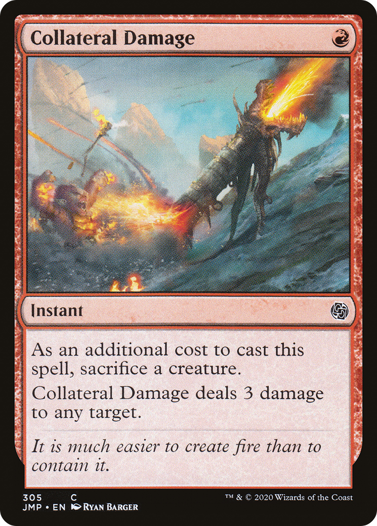 Collateral Damage (JMP-305) [Jumpstart] MTG Single Wizards of the Coast