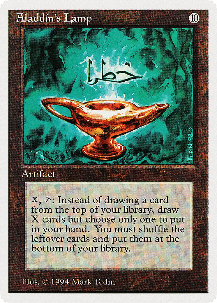 Aladdin's Lamp (SUM-231) [Misc] Summer Magic / Edgar MTG Single Wizards of the Coast