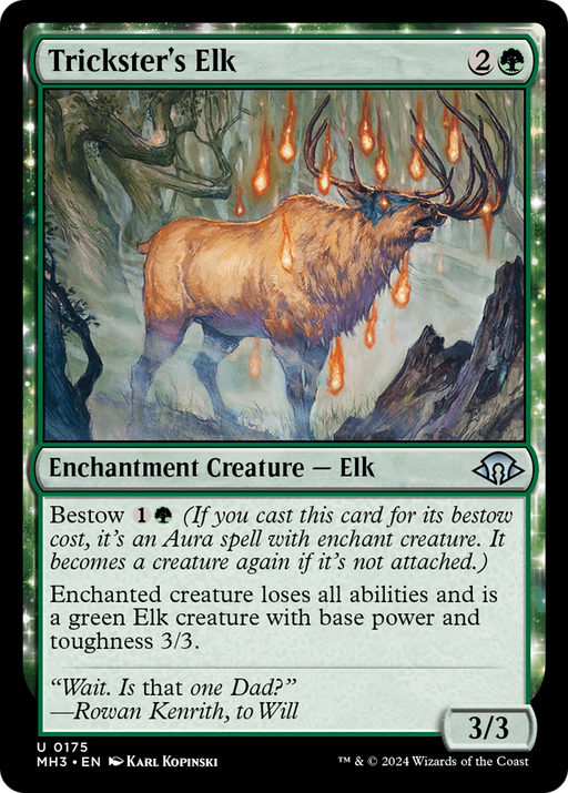 Trickster's Elk (MH3-175) [Modern Horizons 3] Foil MTG Single Modern Horizons 3