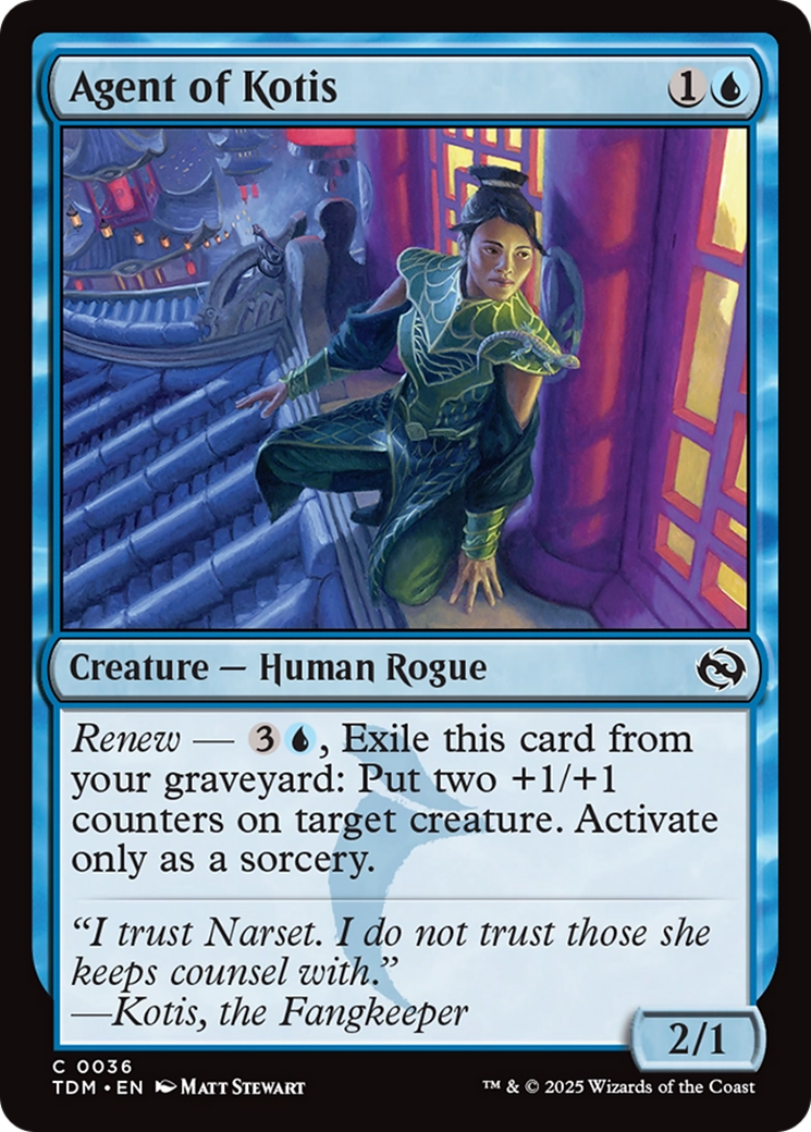 Agent of Kotis (TDM-036) [Tarkir: Dragonstorm] Foil MTG Single Wizards of the Coast