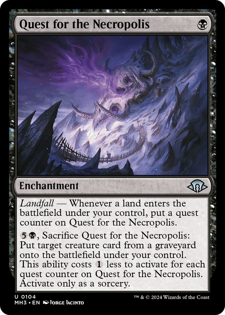 Quest for the Necropolis (MH3-104) [Modern Horizons 3] MTG Single Modern Horizons 3