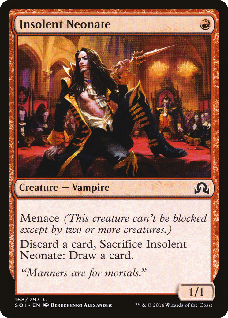 Insolent Neonate (SOI-168) [Shadows over Innistrad] Foil MTG Single Wizards of the Coast