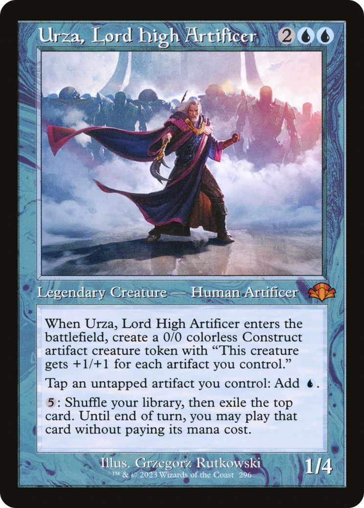 Urza, Lord High Artificer (DMR-296) [Dominaria Remastered] MTG Single Wizards of the Coast