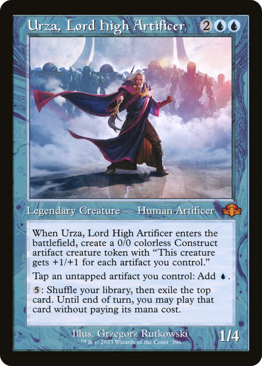 Urza, Lord High Artificer (DMR-296) [Dominaria Remastered] MTG Single Wizards of the Coast