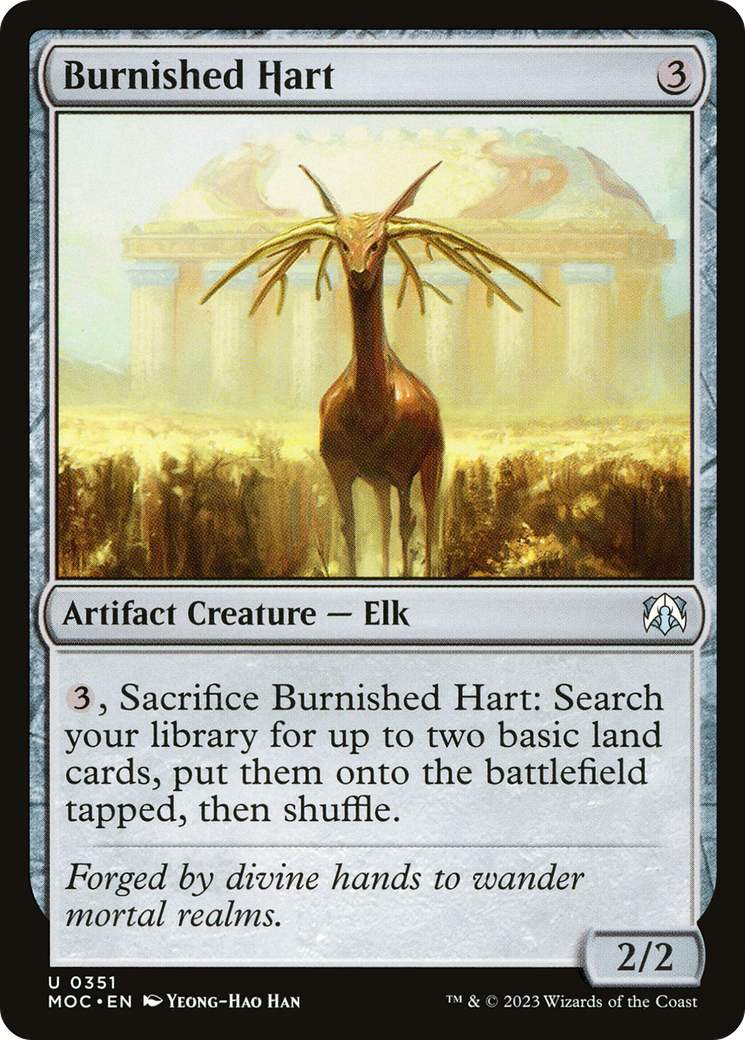Burnished Hart (MOC-351) [March of the Machine Commander] MTG Single Wizards of the Coast