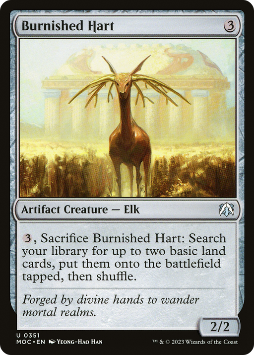 Burnished Hart (MOC-351) [March of the Machine Commander] MTG Single Wizards of the Coast