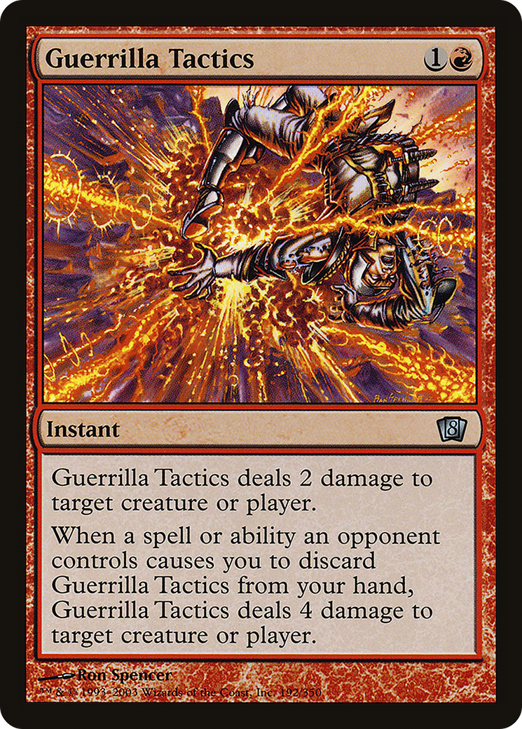 Guerrilla Tactics (8ED-192) [8th Edition] Foil MTG Single Wizards of the Coast
