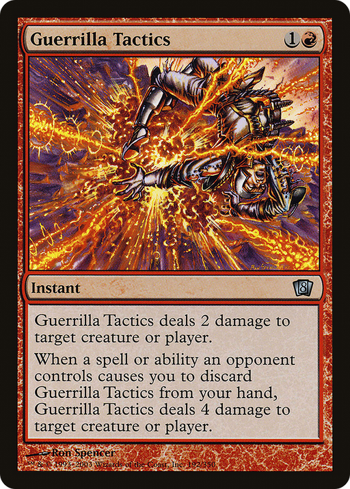 Guerrilla Tactics (8ED-192) [8th Edition] Foil MTG Single Wizards of the Coast