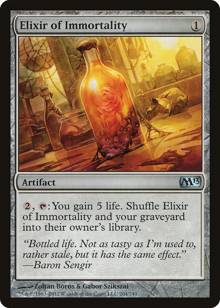 Elixir of Immortality (M13-204) [Magic 2013] MTG Single Wizards of the Coast