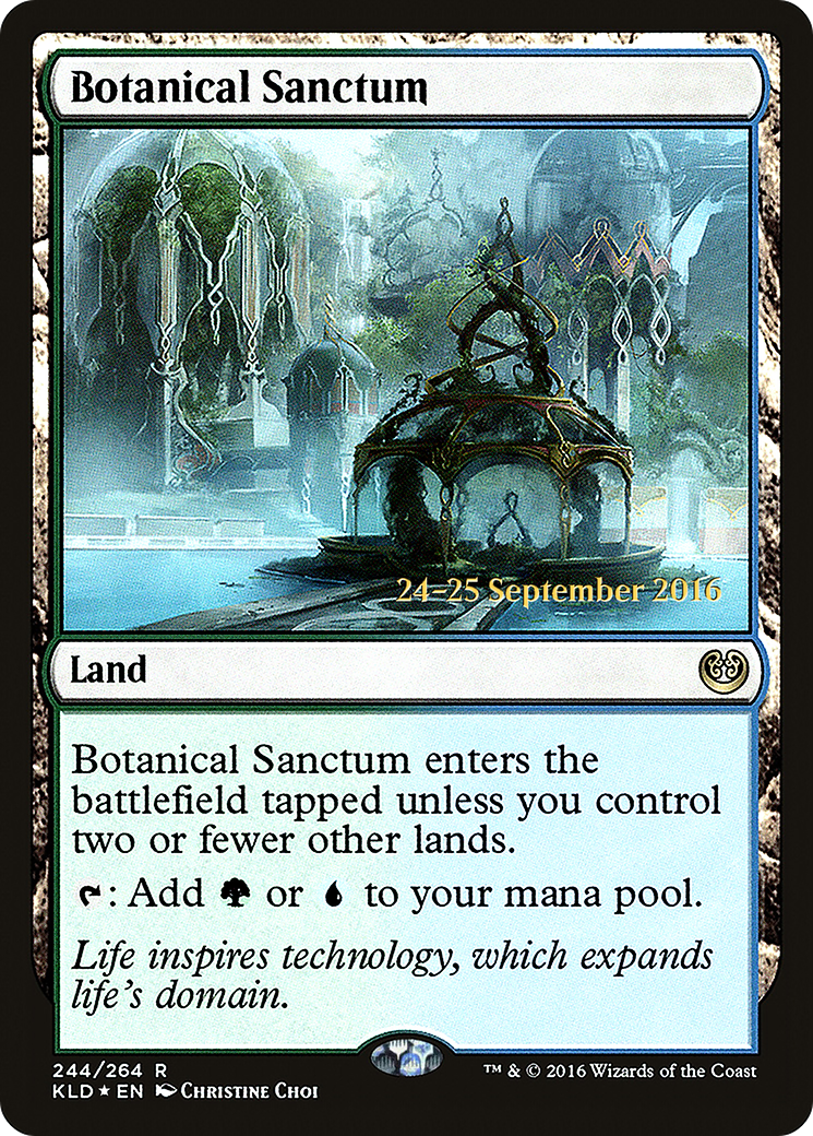 Botanical Sanctum (KLD) (PRE-244) [Kaladesh Promos] Foil MTG Single Wizards of the Coast