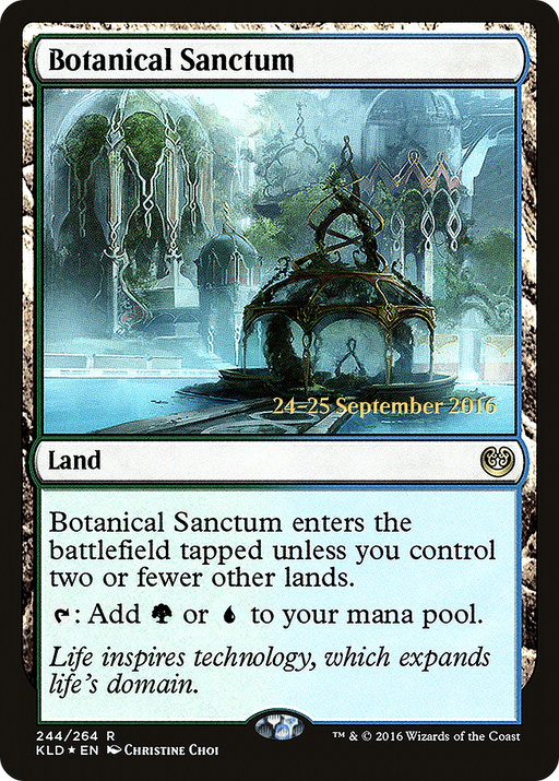 Botanical Sanctum (KLD) (PRE-244) [Kaladesh Promos] Foil MTG Single Wizards of the Coast