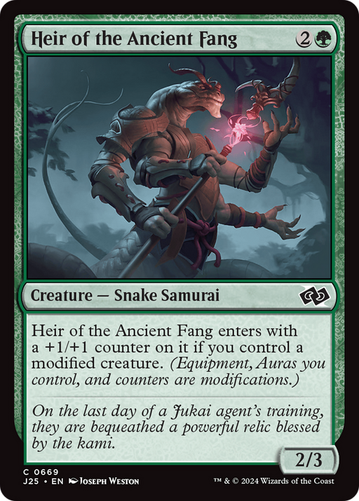 Heir of the Ancient Fang (J25-669) [Foundations Jumpstart] MTG Single Wizards of the Coast