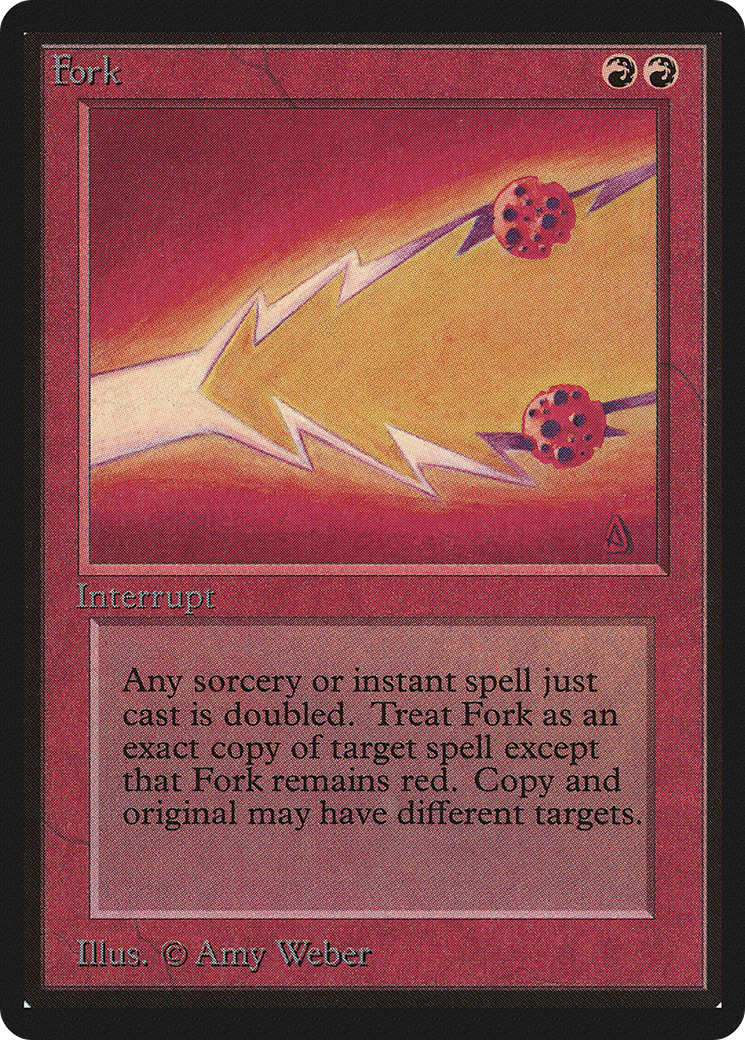 Fork (LEB-) [Oldschool] Limited Edition Beta MTG Single Wizards of the Coast