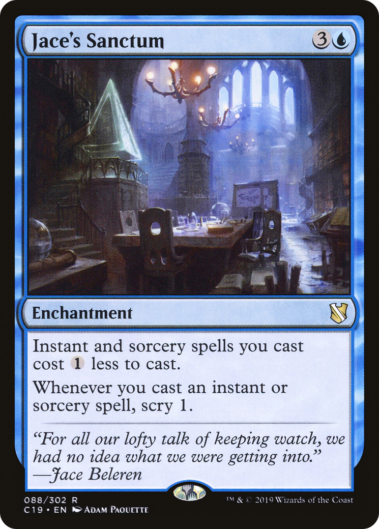 Jace's Sanctum (C19-088) [Commander 2019] MTG Single Wizards of the Coast