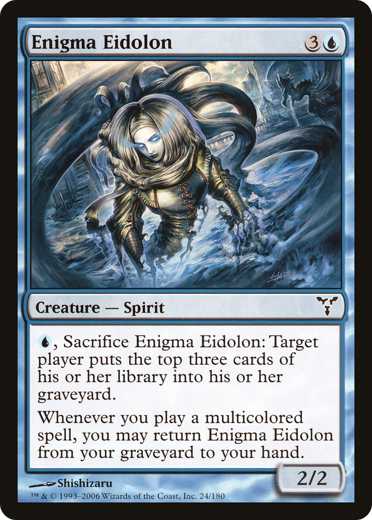 Enigma Eidolon (DIS-024) [Dissension] Foil MTG Single Wizards of the Coast