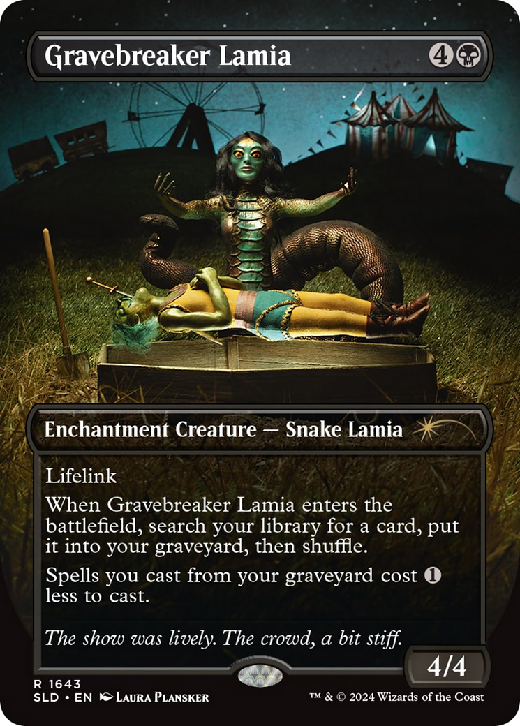 Gravebreaker Lamia (SLD-1643) [Secret Lair] Drop (Borderless) MTG Single Wizards of the Coast