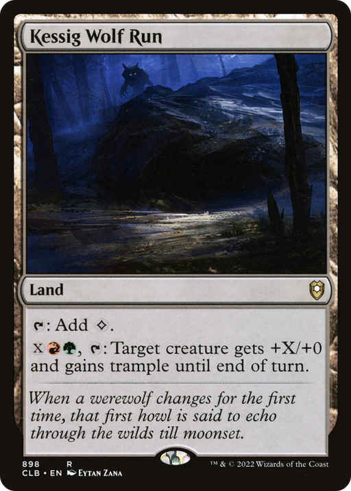 Kessig Wolf Run (CLB-898) [Commander Legends: Battle for Baldur's Gate] MTG Single Wizards of the Coast