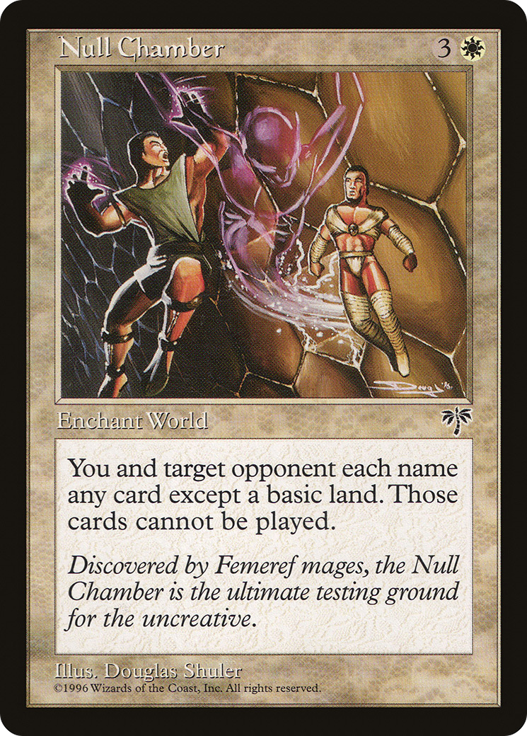 Null Chamber (MIR-031) [Mirage] MTG Single Wizards of the Coast