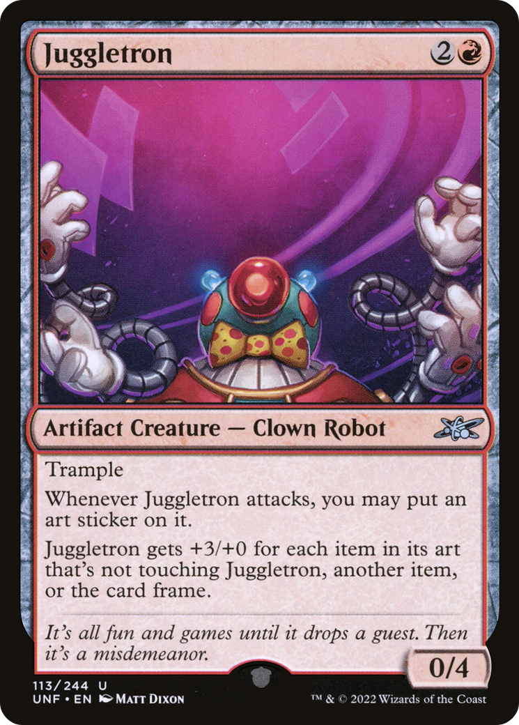 Juggletron (UNF-113) [Unfinity] Foil MTG Single Wizards of the Coast
