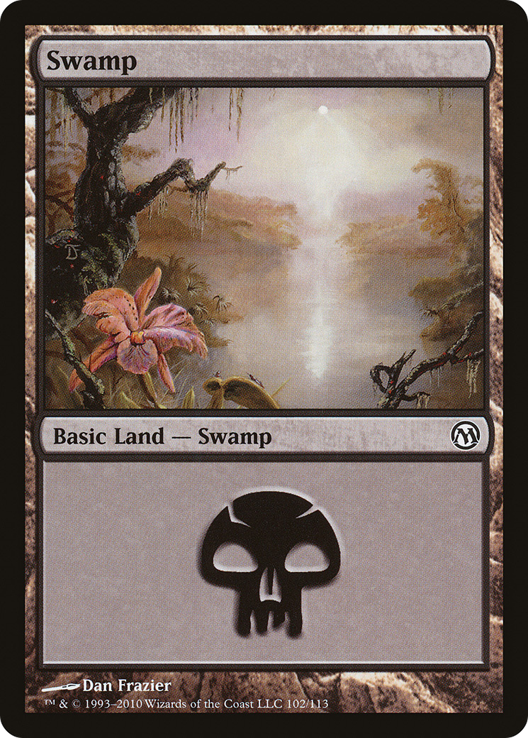 Swamp (102) (DPA-102) [Misc] Duels of the Planeswalkers MTG Single Wizards of the Coast