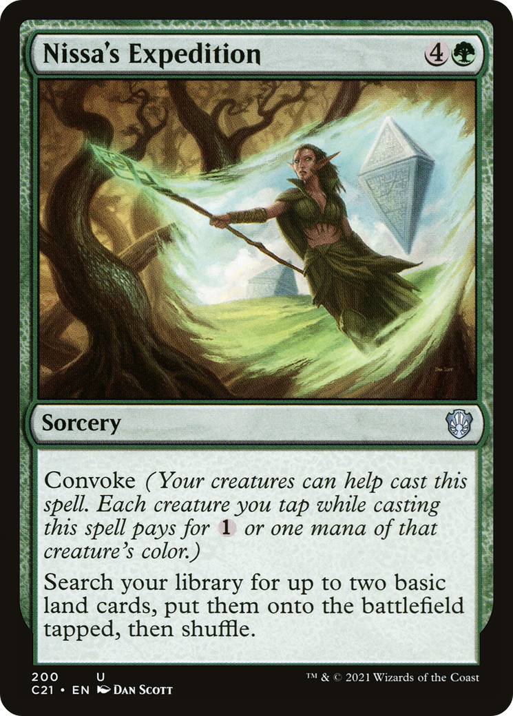 Nissa's Expedition (C21-200) [Commander 2021] MTG Single Wizards of the Coast