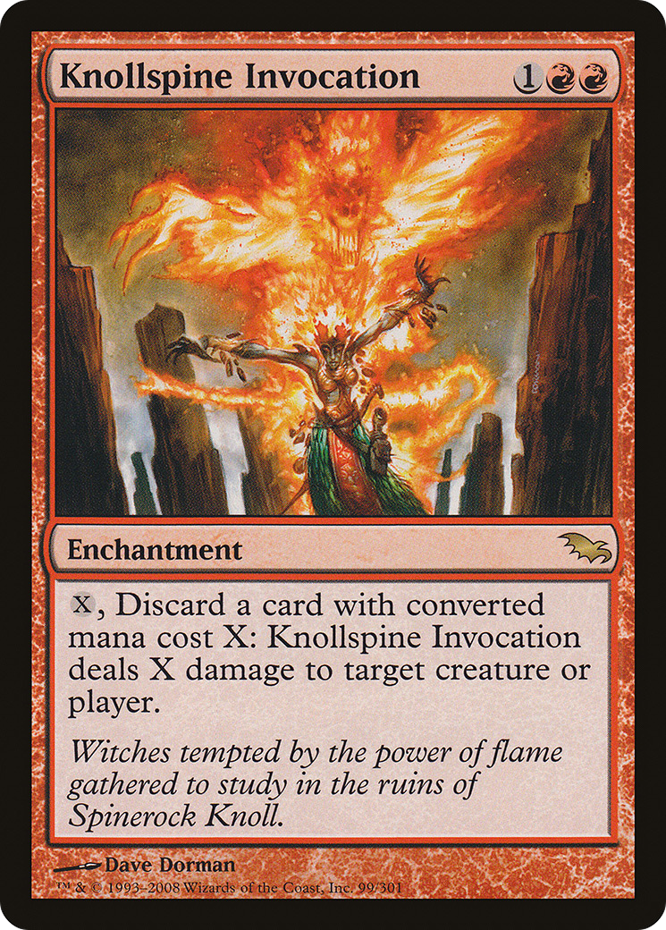 Knollspine Invocation (SHM-099) [Shadowmoor] Foil MTG Single Wizards of the Coast