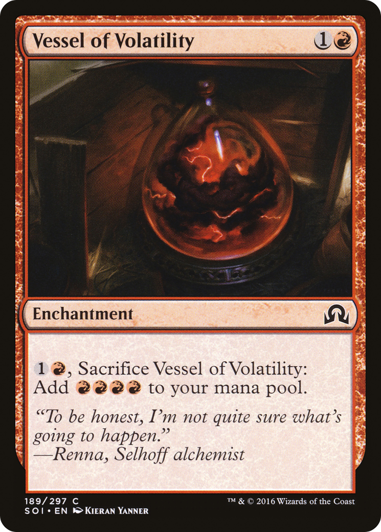Vessel of Volatility (SOI-189) [Shadows over Innistrad] Foil MTG Single Wizards of the Coast
