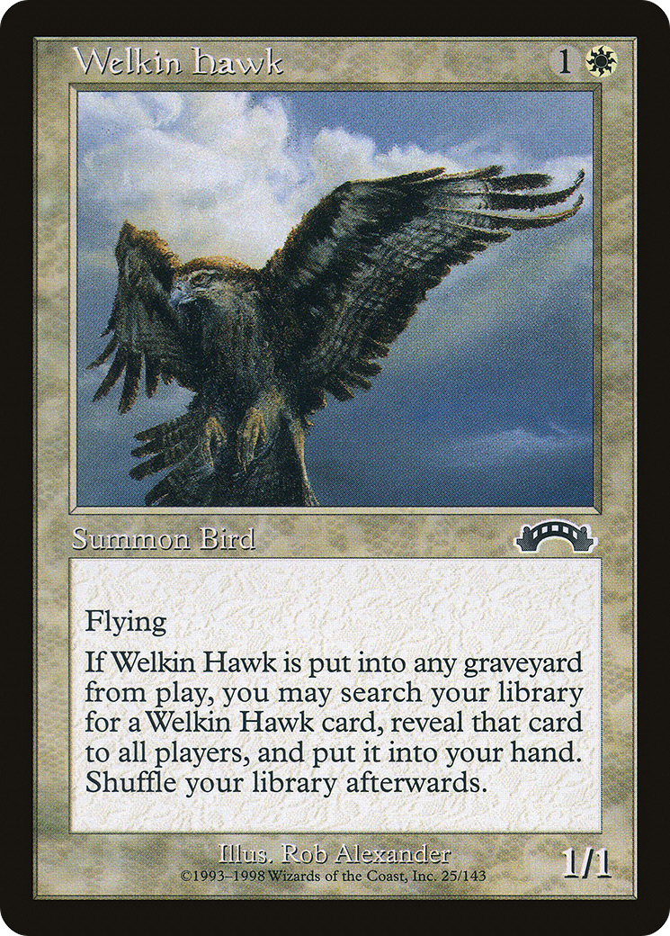 Welkin Hawk (EXO-025) [Exodus] MTG Single Wizards of the Coast