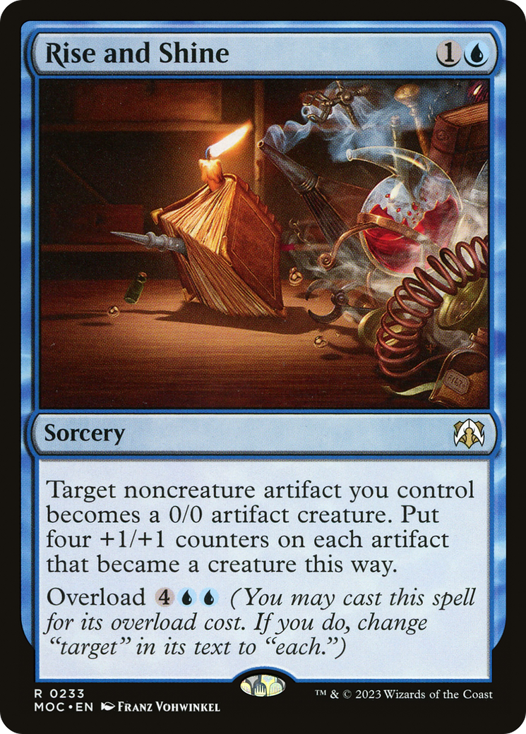 Rise and Shine (MOC-233) [March of the Machine Commander] MTG Single Wizards of the Coast