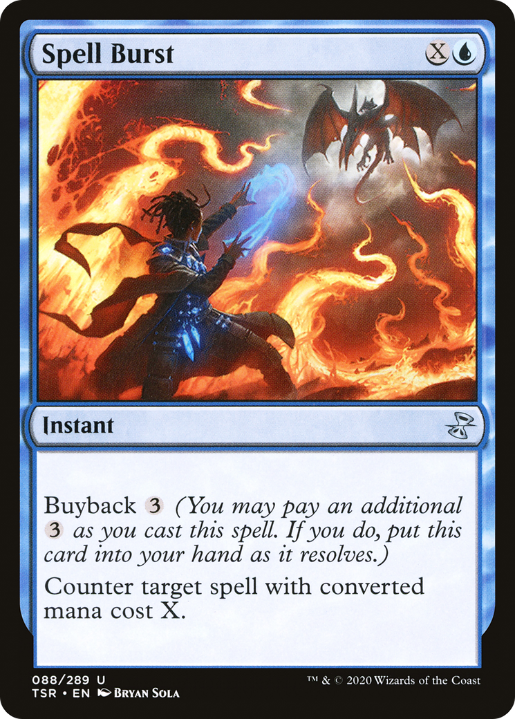 Spell Burst (TSR-088) [Time Spiral Remastered] Foil MTG Single Wizards of the Coast
