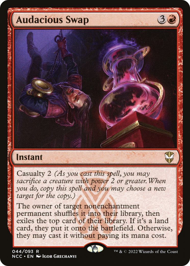Audacious Swap (NCC-044) [New Capenna Commander] MTG Single Wizards of the Coast