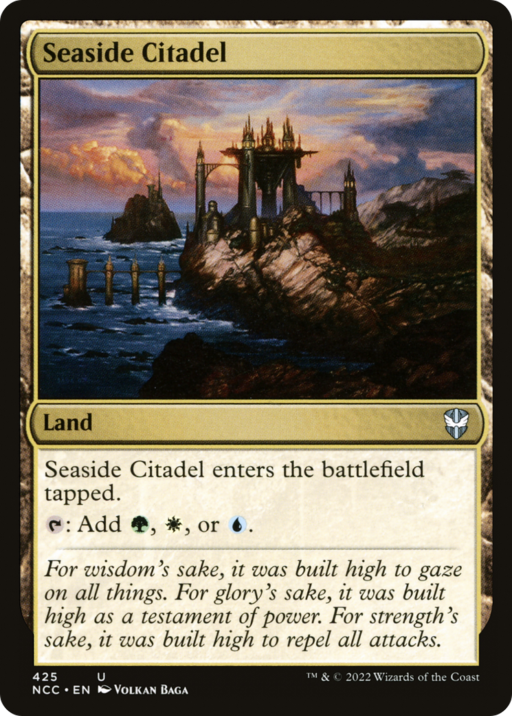 Seaside Citadel (NCC-425) [New Capenna Commander] MTG Single Wizards of the Coast