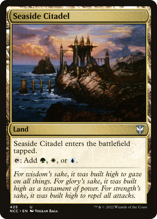 Seaside Citadel (NCC-425) [New Capenna Commander] MTG Single Wizards of the Coast