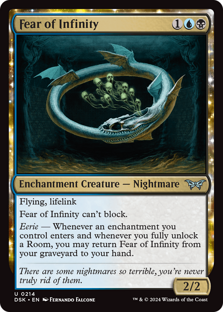 Fear of Infinity (DSK-214) [Duskmourn: House of Horror] MTG Single Wizards of the Coast